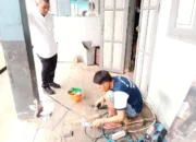 Wujudkan Kemandirian dan Kreativitas, WBP Rutan Rancang Huruf dari Besi Stainless untuk Papan Nama Kantor