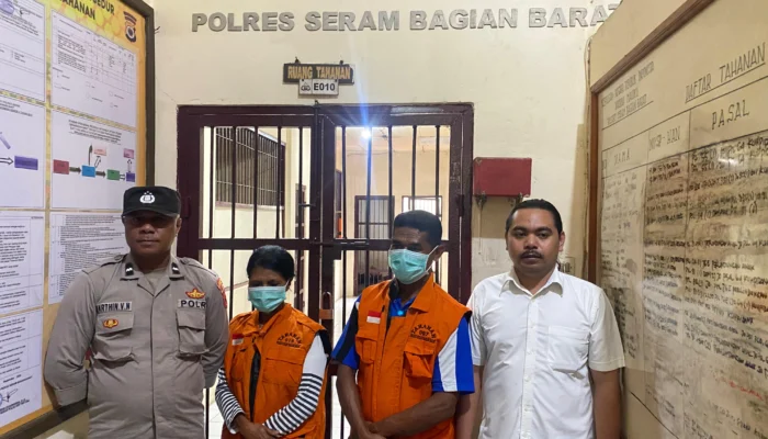 Rugikan Negara Rp.1,2 Miliar Lebih, Polisi Tahan Dua Pejabat Desa di SBB
