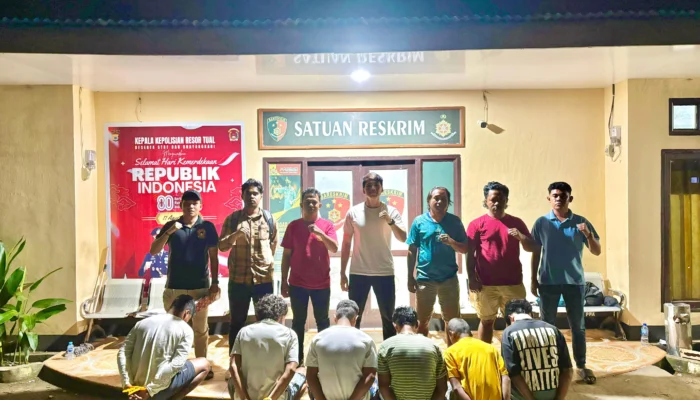 Polres Tual Tetapkan Enam Tersangka Kasus Penganiayaan Maut di Desa Ngadi