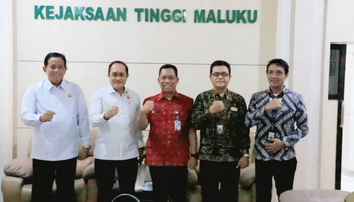 Kajati Maluku Sambut Kedatangan Kepala  BPKP Maluku-Malut, Bangun Sinergi Antar Lembaga