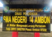 Kejati Maluku Didesak Usut Dugaan Penyalahgunaan Dana BOS SMA Negeri 14 Ambon, Ada Indikasi Perbuatan Melawan Hukum Soal Data Siswa Siluman