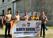 Polresta Ambon Gelar Bakti Sosial di Negeri Mamala dan Morella
