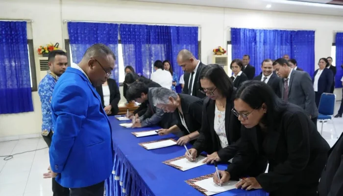 Ini Ketua dan Sekretaris Jurusan FPIK Unpatti Periode 2026-2030 Yang Dilantik
