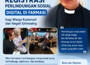 Agen Klasis Pulau Ambon Dorong Registrasi Perlindungan Sosial Digital di Farmasi bagi Warga Kudamati dan Negeri Urimesing
