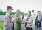 Pangdam XV/Pattimura Sambut Kedatangan Menteri ESDM RI di Kepulauan Tanimbar