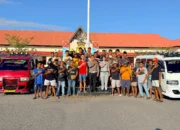 Polres Kepulauan Aru Sosialisasi Keselamatan Berlalu Lintas Kepada Komunitas Sopir Angkot Dobo