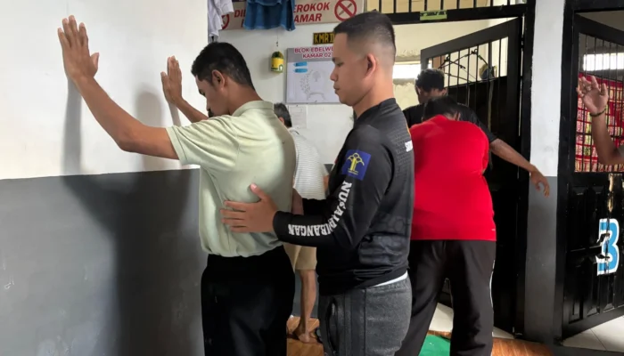 Rutan Ambon Optimalkan Deteksi Dini Lewat Sidak Kamar Hunian dan Tes Urine