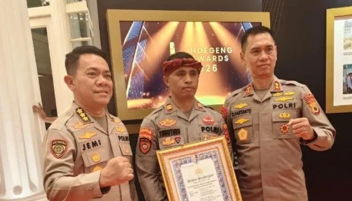 Kapolda Apresiasi Iptu Bastian Tuhuteru, Masuk Tiga Besar Hoegeng Awards 2026 kategori Polisi Tapal Batas dan Pedalaman