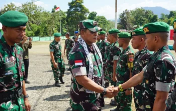 Kunjungi Bumi Saruma, Pangdam XV/Pattimura Tegaskan Pentingnya Mental dan Pola Pikir Prima Prajurit