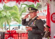 Pangdam XV/Pattimura Pimpin Upacara Penurunan Bendera Merah Putih di Ambon
