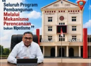 Lekransy : Seluruh Program Pembangunan Melalui Mekanisme Perencanaan, Bukan Nepotisme